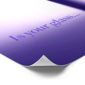 ガラスの価値のポスター紙（マット） ポスター (角)