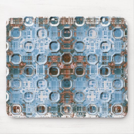 ガラスの円の口 マウスパッド (正面)