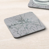 ガラスの割れた外観 コースター (左側)