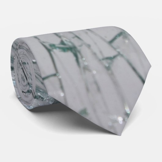 ガラスの割れた外観 ネクタイ (ロール)