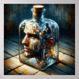 ガラスの反射 ポスター