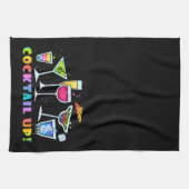 ガラスの台所-浴室のバータオルの上のカクテル キッチンタオル (横)