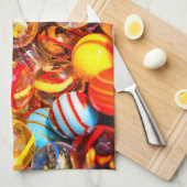 ガラスの大理石 キッチンタオル (四つ折り)