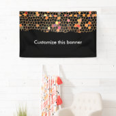 ガラスの天井の旗の破損 横断幕 (インサイチュ)