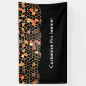 ガラスの天井の旗の破損 横断幕 (縦)