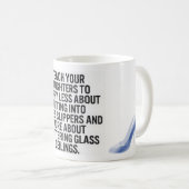 ガラスの天井の破損 コーヒーマグカップ (正面右)