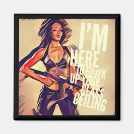 ガラスの天井マグネットをF#@Kアップする マグネット