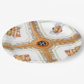 ガラスの天井。 ペーパープレート (アングル)