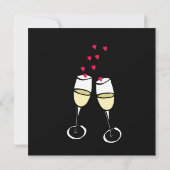 ガラスの婚約パーティの招待状を焼くこと 招待状 (裏面)