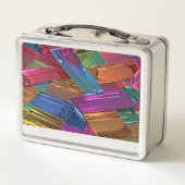 ガラスの正方形 – メタルランチボックス (裏面)