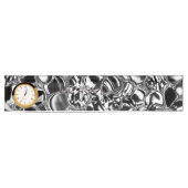 ガラスの泡か金属色の黒い泡か? デスクネームプレート (正面)