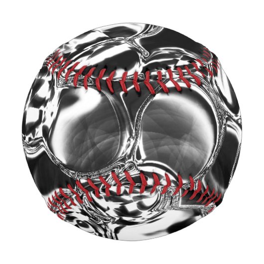 ガラスの玉か最も暗い金属の玉？ 野球ボール (正面)