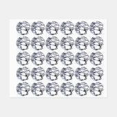 ガラスの破片 ラベル (シート)