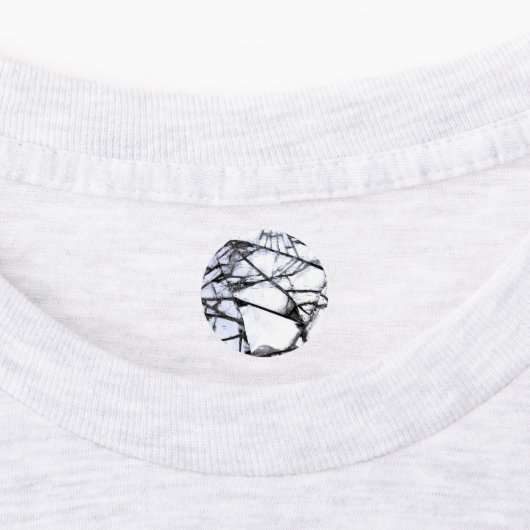 ガラスの破片 ラベル (貼付)