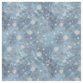 ガラスの窓の雪凍ってい片 ファブリック