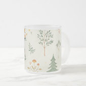 「ガラスの箱入りカップ」 フロストグラスマグカップ (正面右)