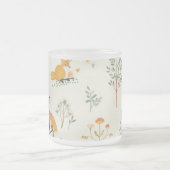 「ガラスの箱入りカップ」 フロストグラスマグカップ (中央)