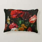 ガラスの花瓶で花を飾る静物詩 アクセントクッション (裏面)