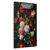 ガラスの花瓶で花を飾る静物詩 クリップボード (右)