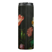 ガラスの花瓶で花を飾る静物詩 タンブラー (裏面)