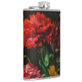 ガラスの花瓶で花を飾る静物詩 フラスク (右)