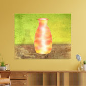 ガラスの花瓶 キャンバスプリント (インサイチュ (リビング))