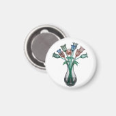 ガラスの花 マグネット (正面/裏面)