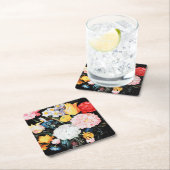 ガラスの花Jan Brueghel the Younger スクエアペーパーコースター (インサイチュ)