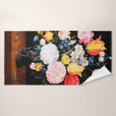 ガラスの花Jan Brueghel the Younger バスタオル (バスタオル)