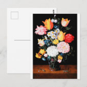 ガラスの花Jan Brueghel the Younger ポストカード (正面/裏面)