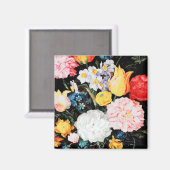 ガラスの花Jan Brueghel the Younger マグネット (正面/裏面)