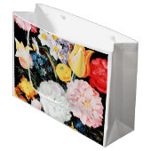 ガラスの花Jan Brueghel the Younger ラージペーパーバッグ (正面アングル)