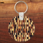 ガラスの茶色のパターン キーホルダー (正面)