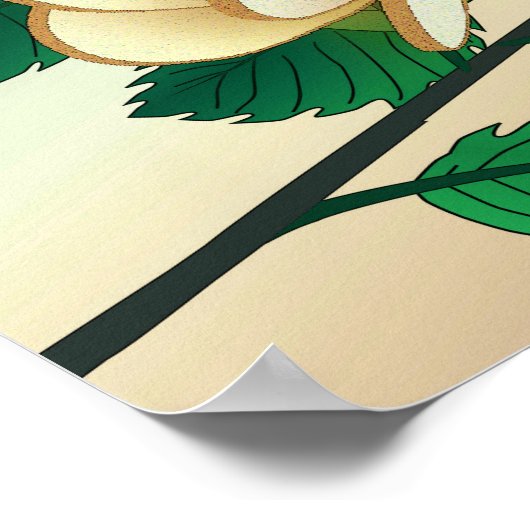 ガラスの虫を探す – パンと蝶 ポスター (角)