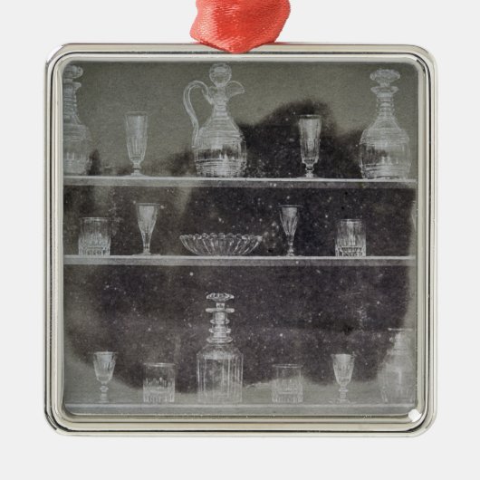 ガラスの記事 メタルオーナメント (正面)