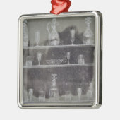 ガラスの記事 メタルオーナメント (左)