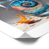 ガラスの貝殻 ポスター (角)