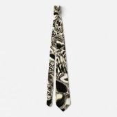 ガラスの金ゴールドや泡の血？ ネクタイ (裏面)