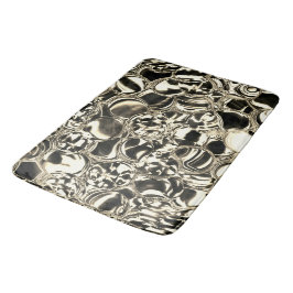 ガラスの金ゴールドや泡の血？ バスマット