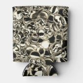 ガラスの金ゴールドや泡の血？ 缶クーラー (正面)