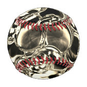 ガラスの金ゴールドや泡の血？ 野球ボール (裏面)