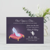 ガラスの靴のお知らせを保存しよう 招待状 (スタンド正面)