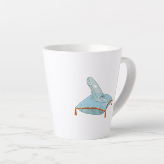 ガラスの靴 カフェラテマグ (右アングル)