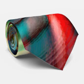 ガラスの音を打ち込んだ拡大ピクセルスパイラル ネクタイ (ロール)