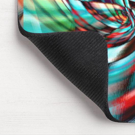 ガラスの音を打ち込んだ拡大ピクセルスパイラル マウスパッド (コーナー)