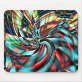 ガラスの音を打ち込んだ拡大ピクセルスパイラル マウスパッド (正面)