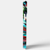 ガラスの音を打ち込んだ拡大ピクセルスパイラル Case-Mate iPhoneケース (裏面 / 右)