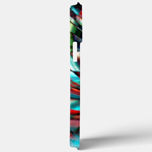 ガラスの音を打ち込んだ拡大ピクセルスパイラル Case-Mate iPhoneケース (裏面 / 右)