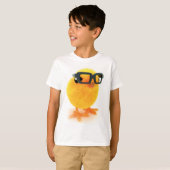 ガラスの3dひよこ tシャツ (正面フル)