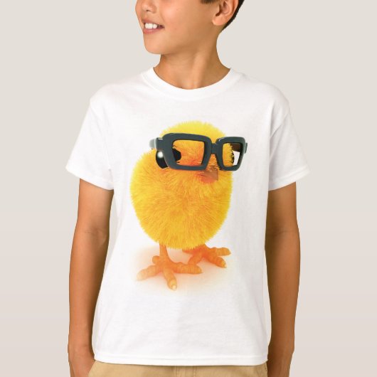 ガラスの3dひよこ tシャツ (正面)